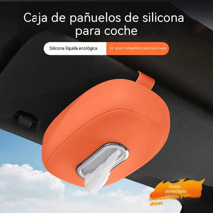 Portapañuelos para coche: compacto y de acceso rápido