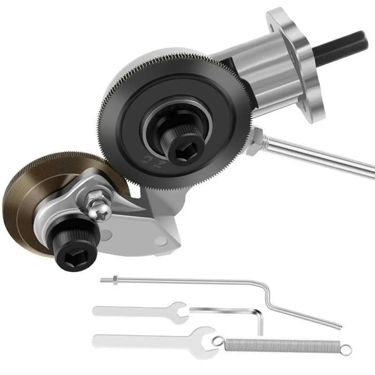 🔧⚡ Adaptador Cortador de Chapa para Taladro | Accesorio de Corte para Metal y Láminas de Hierro DIY