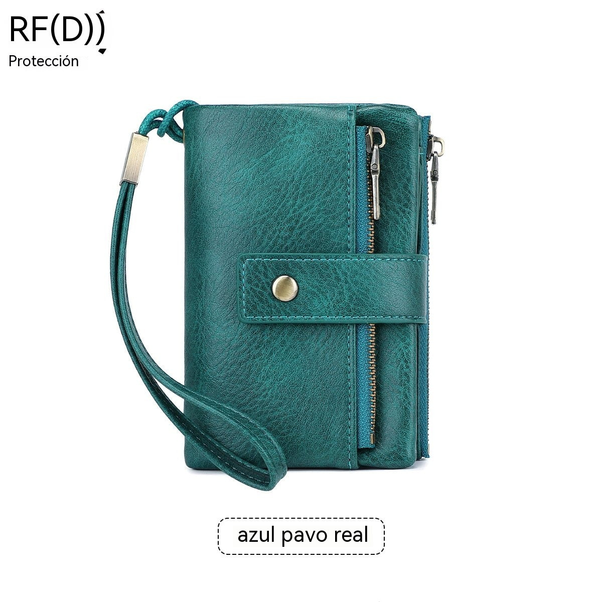 🥳¡OFERTA ESPECIAL 2026!🥳💞¡Más de 50.000 unidades vendidas!👛🛡️ ¡50% de descuento! Cartera de piel para mujer con bloqueo RFID: bloquea el robo digital. Piel suave, múltiples compartimentos. Segura y elegante. 👜💳