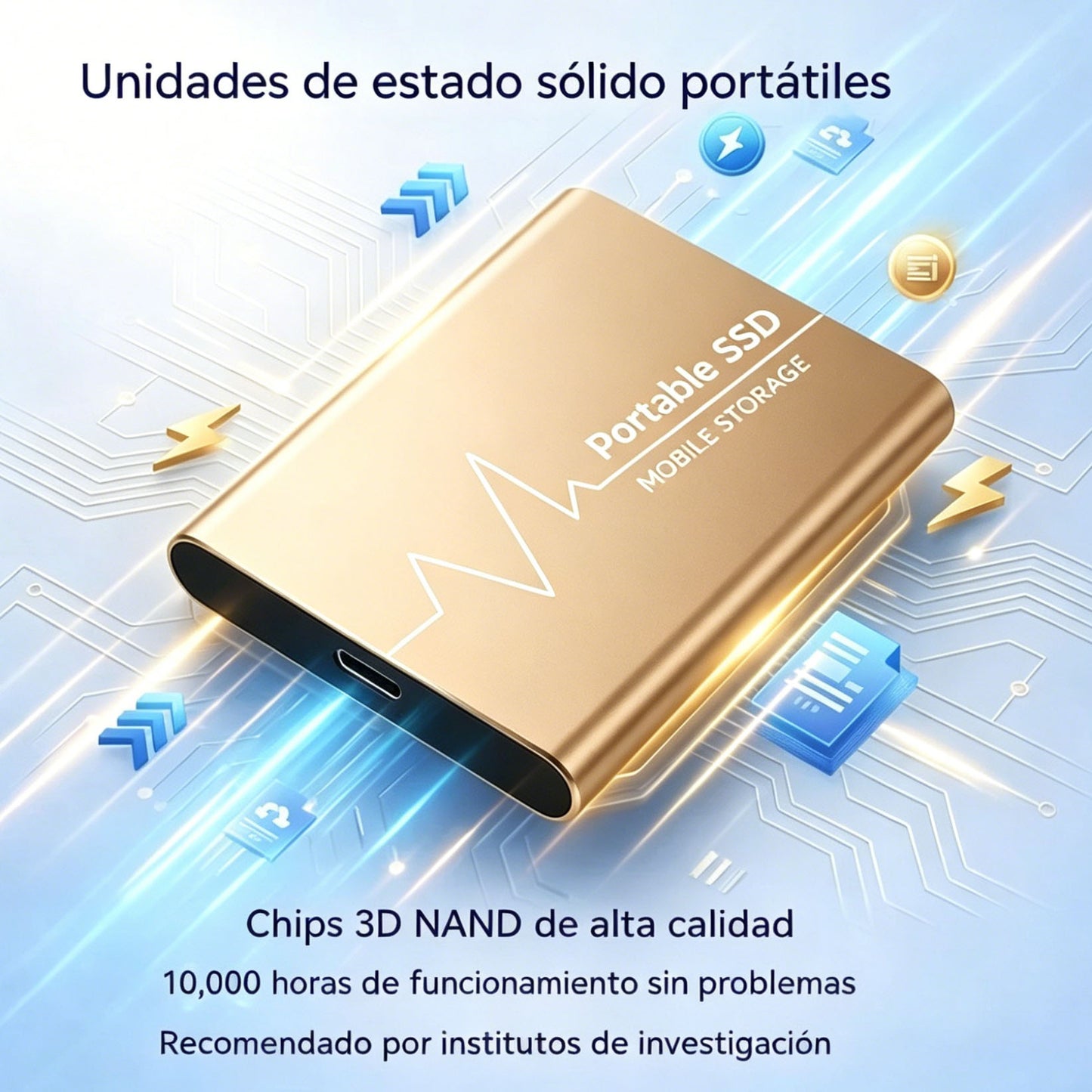 🎉【16TB/32TB/64TB/128TB】⚡Unidades de estado sólido portátiles de alta velocidad
