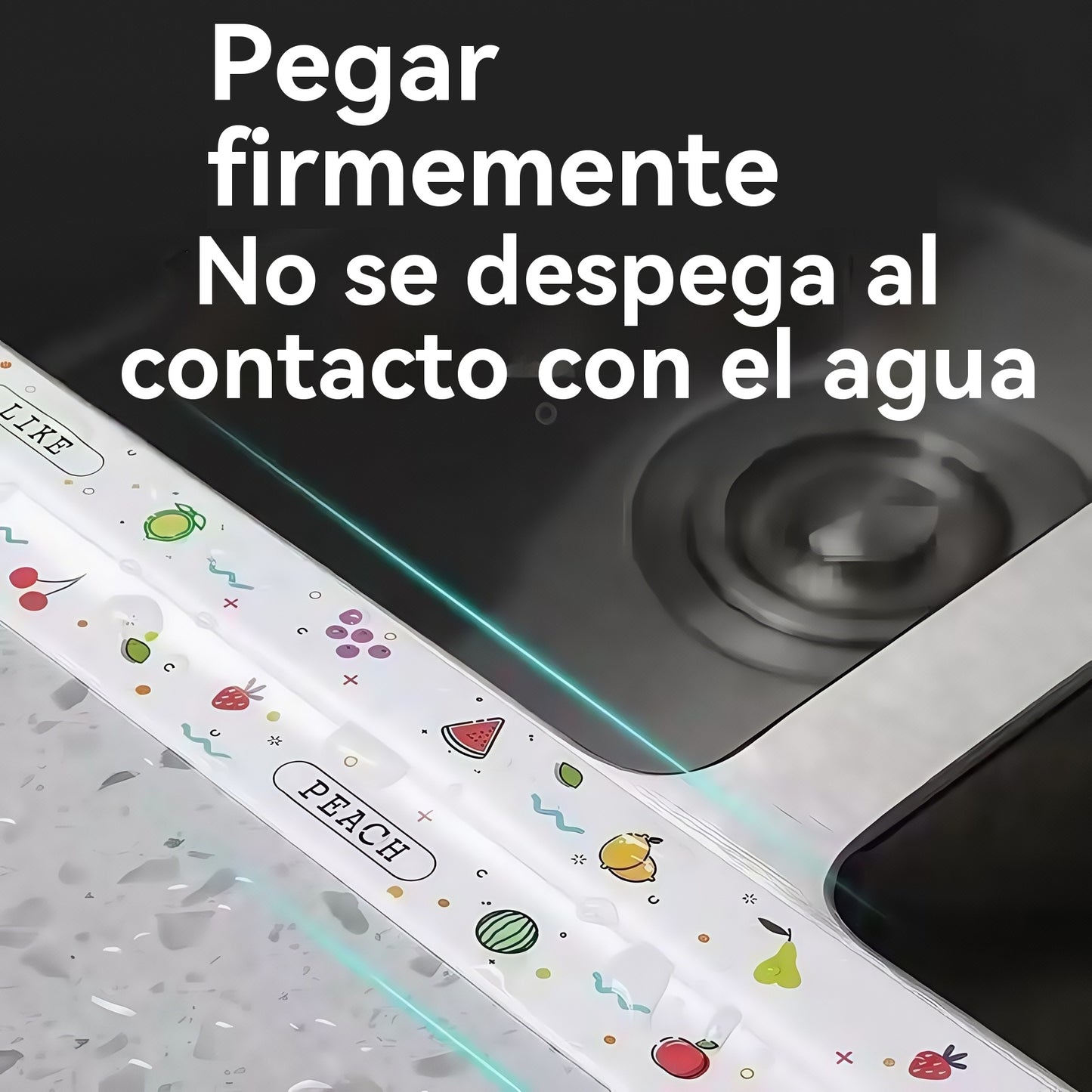 [3 piezas 23 euros]Cinta de sellado impermeable para cocina: detiene fugas rápidamente, previene el moho y resiste las manchas ✅[Color aleatorio]