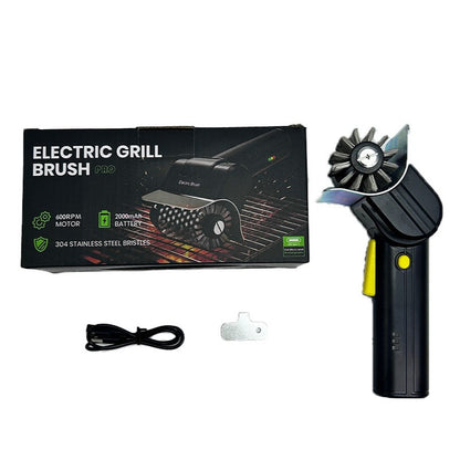 🔋🧹 Cepillo eléctrico inalámbrico para limpieza de barbacoas – batería de litio, multifuncional y fácil de usar 🔥🍖