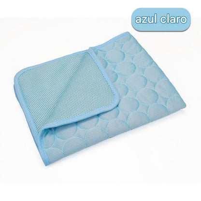 🧊⚡ ¡Rebajas de verano! Alfombrilla refrescante para mascotas (sin agua) – Tejido Oxford transpirable, apta para cualquier cama o jaula.