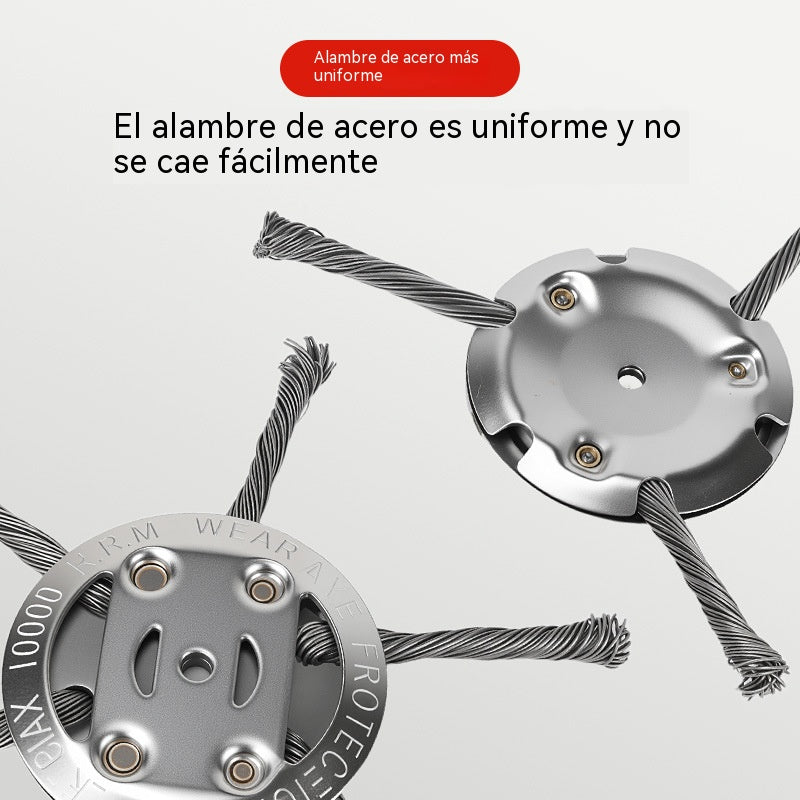 🧰🔥Última oferta especial【Compra 1 y llévate 1 gratis】🔥Desbrozadora de alambre de acero