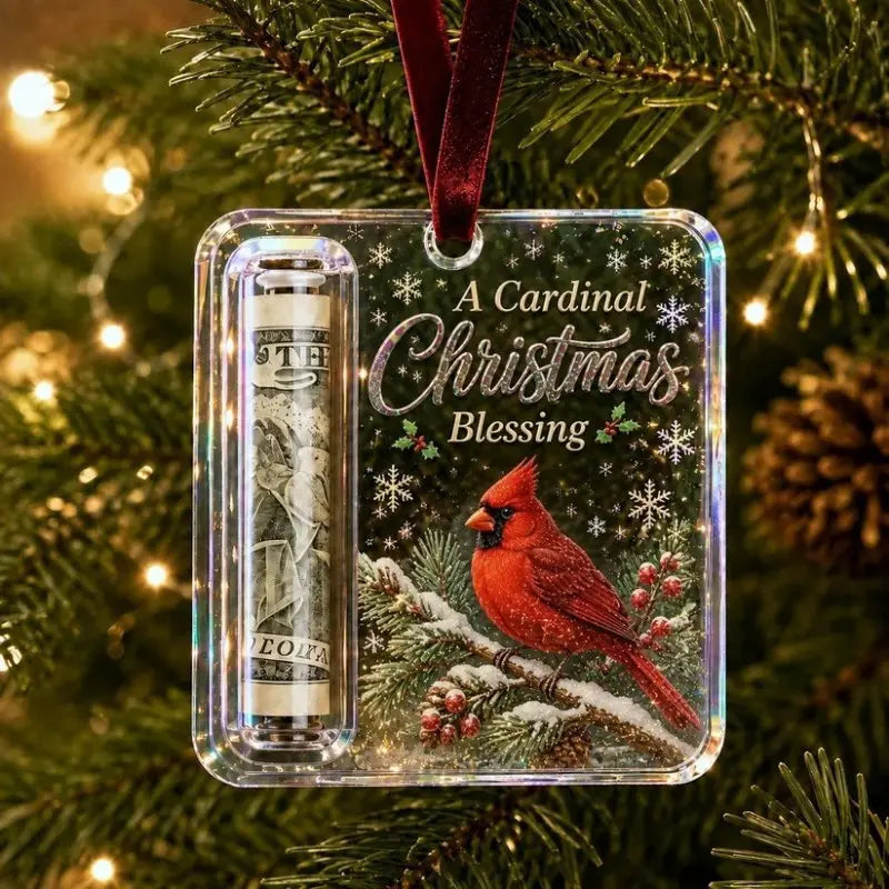✨4 artículos por 31 euros🎄Cartera con etiqueta colgante, regalo de decoración para el árbol de Navidad