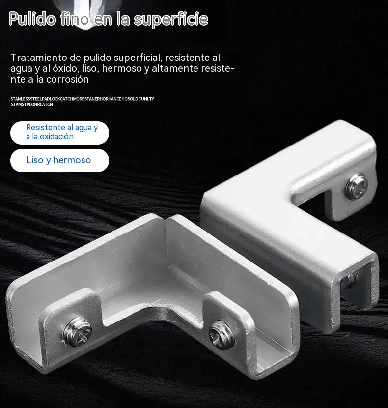Clips para fijar azulejos, clips para vidrio, cierres para manijas, clips para macetas reforzados con aleación de aluminio.