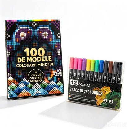 🎨 Libro para Colorear por Números | 100 Misterios para Relajarte y Desconectar 🧩