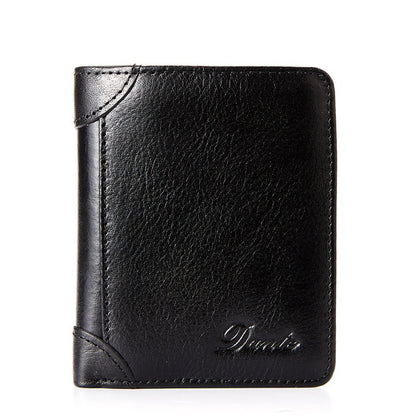 30%OFF👝✨ Nueva cartera antirrobo de cuero genuino para hombre