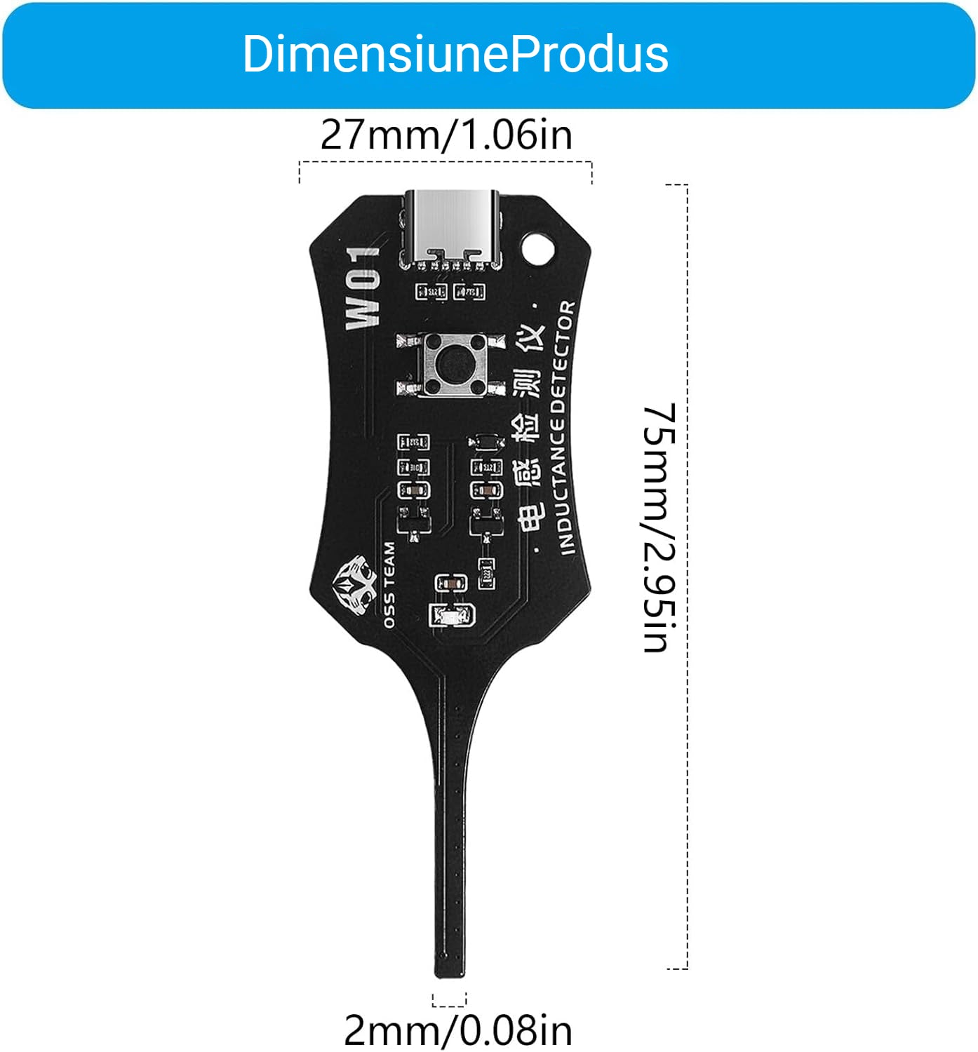 ⚡ 【2 piezas】Probador de inductancia OSS: Soluciona problemas rápidamente en dispositivos electrónicos