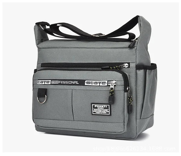 Bolso casual para hombre de gran capacidad, ligero e impermeable
