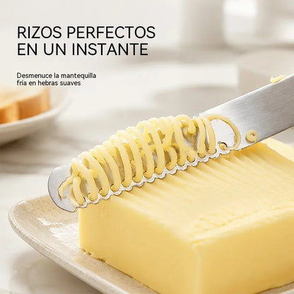 【2 piezas 25 euros】Professional 304 Stainless Steel 3-in-1 Butter Knife and Spreader