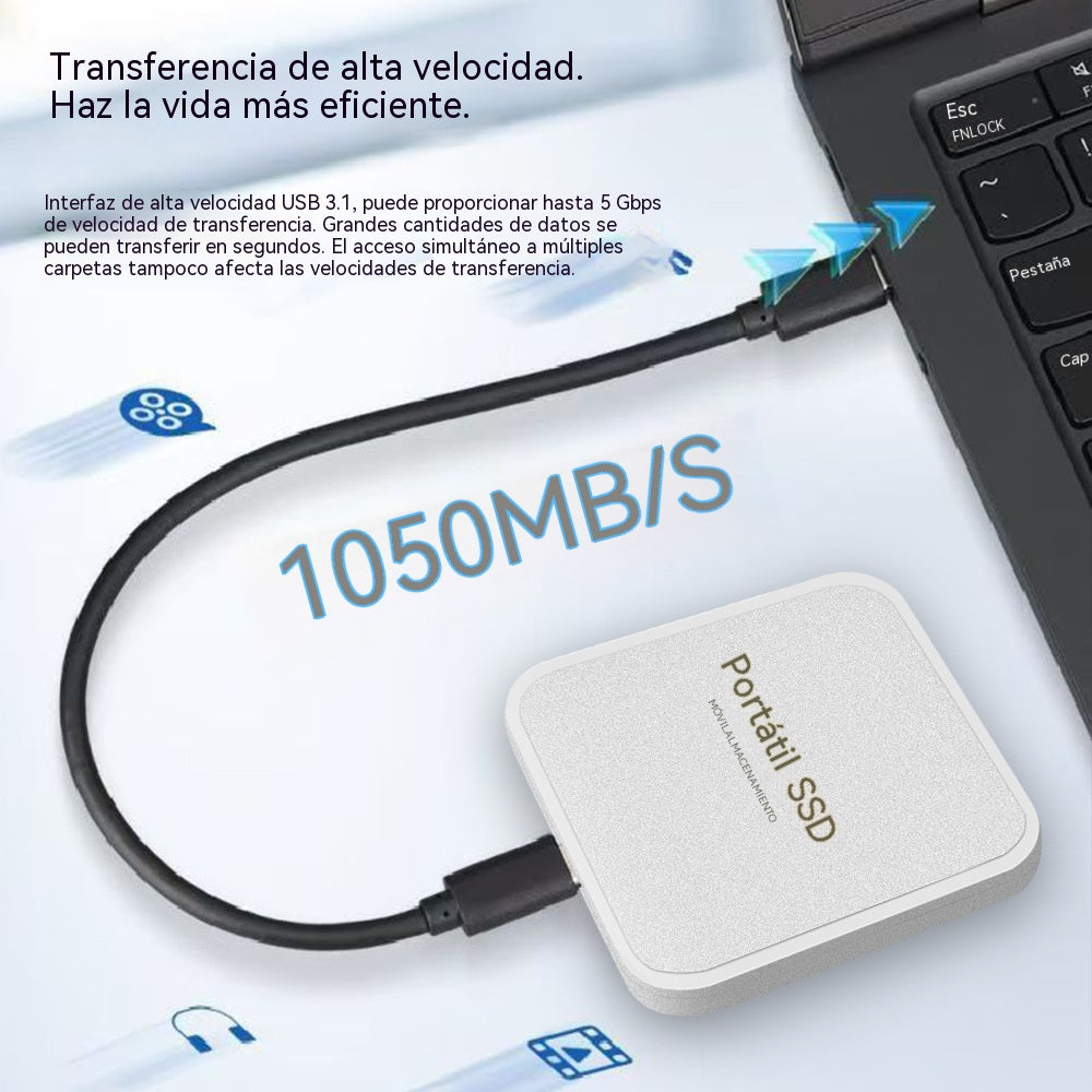 【8TB】Nuevo SSD portátil magnético: compatible con teléfonos móviles y ordenadores.