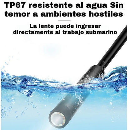 ‼️【5M】Cámara endoscópica plug and play - HD 1080p, resistente al agua IP67 y funciona directamente con iPhone, Android y iPad