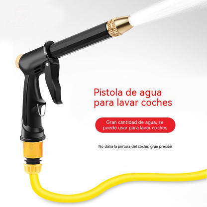 【Compra 1 y llévate 1 gratis】Nueva pistola de agua a alta presión con boquilla de cobre puro.