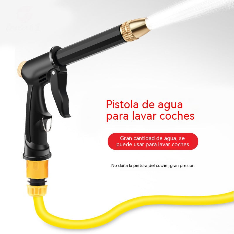 【Compra 1 y llévate 1 gratis】Nueva pistola de agua a alta presión con boquilla de cobre puro.
