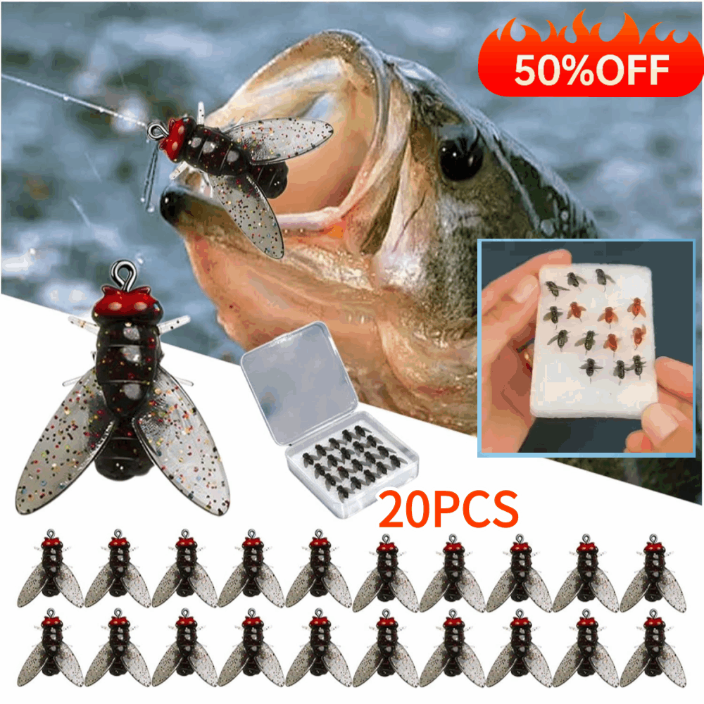 🔥【Compre 10 y obtenga10 gratis】Cebo para moscas biónico (20/40 piezas)