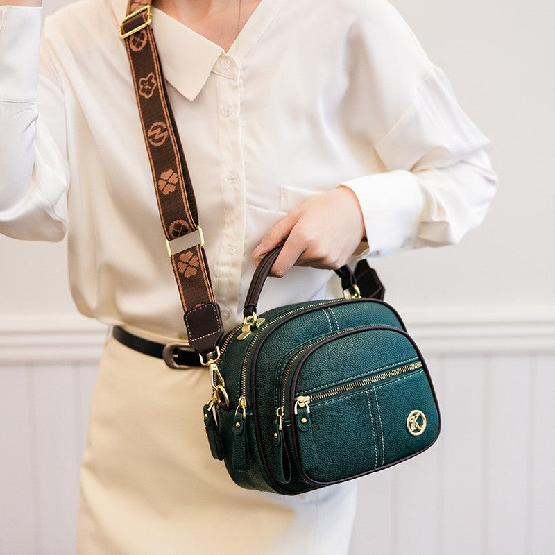 😍👜2026 nuevo bolso cruzado estampado de moda, gran capacidad, ligero y portátil