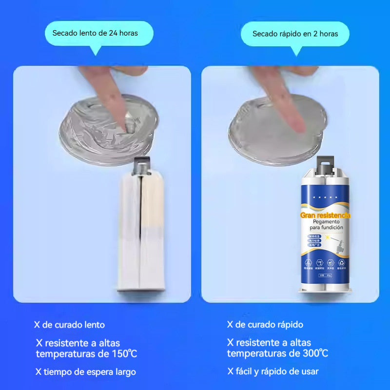 🔥5 piezas 27 euros🛠️ Pegamento AB de alta resistencia para reparación de metales