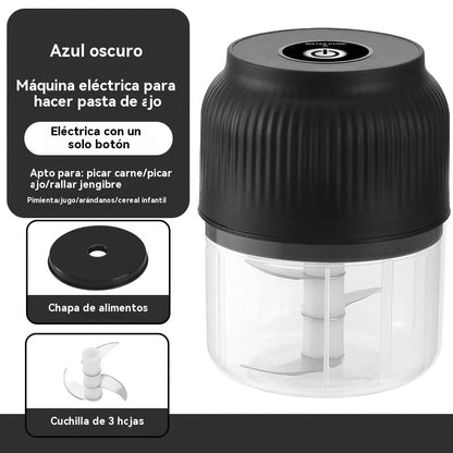 ✨⚡ Picadora de carne eléctrica multiusos ｜Pica ajo fácilmente, muele carne rápidamente, diseño recargable 🍖🧄