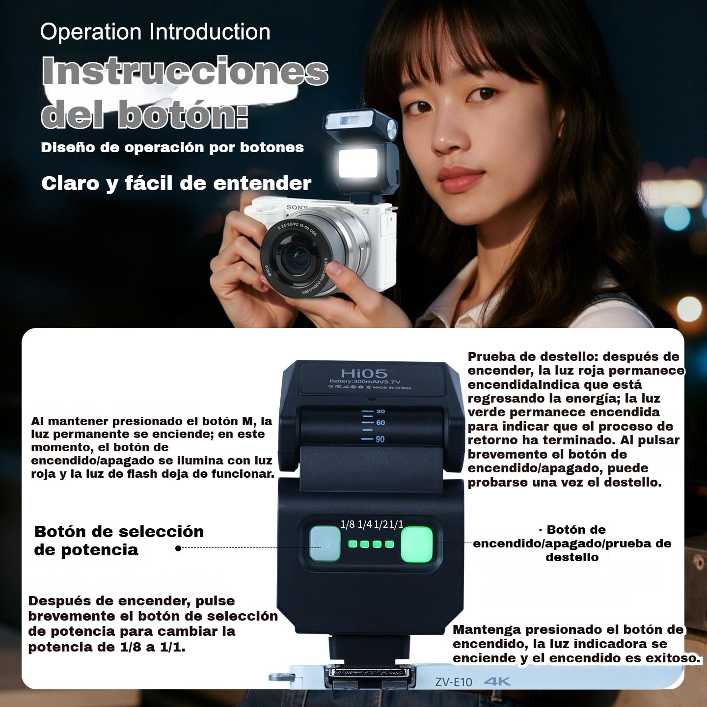 📢📢 ¡50% DE DESCUENTO! ⏰ Flash de cámara recargable de bolsillo