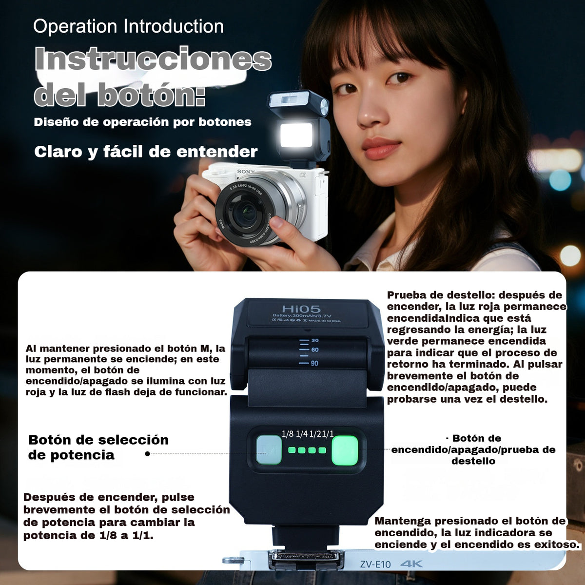 📢📢 ¡50% DE DESCUENTO! ⏰ Flash de cámara recargable de bolsillo