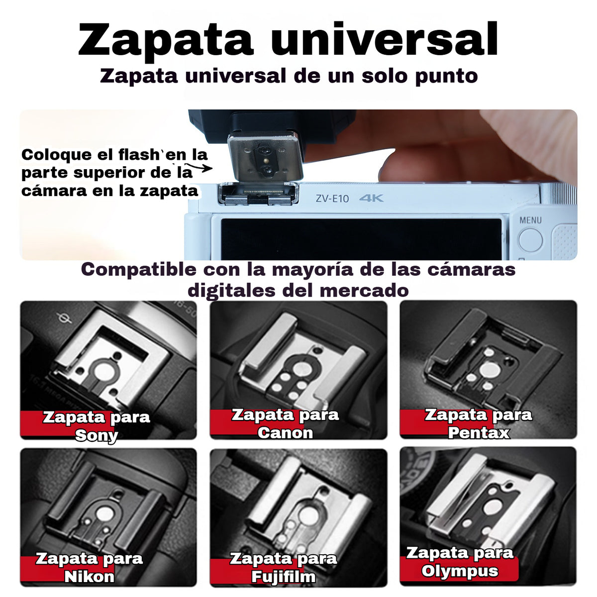 📢📢 ¡50% DE DESCUENTO! ⏰ Flash de cámara recargable de bolsillo