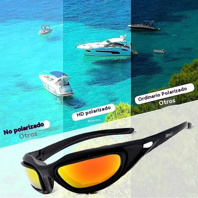 Gafas de sol polarizadas para motociclismo