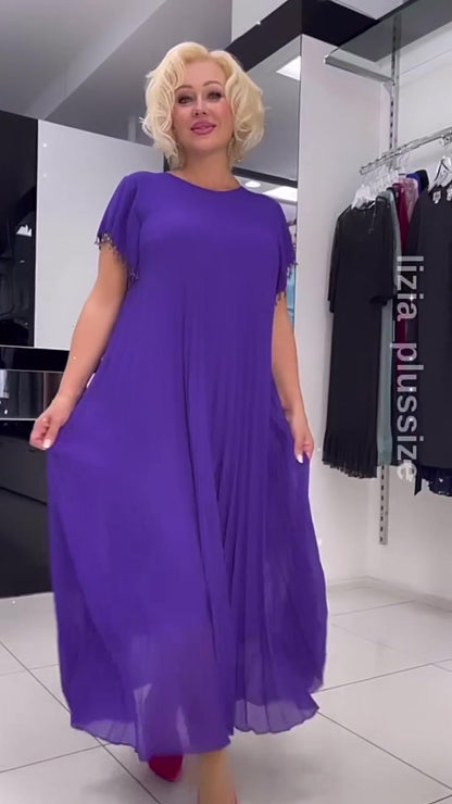 【S-5XL】❤️Verano 2026 nuevo vestido elegante, material de gasa, cómodo y transpirable