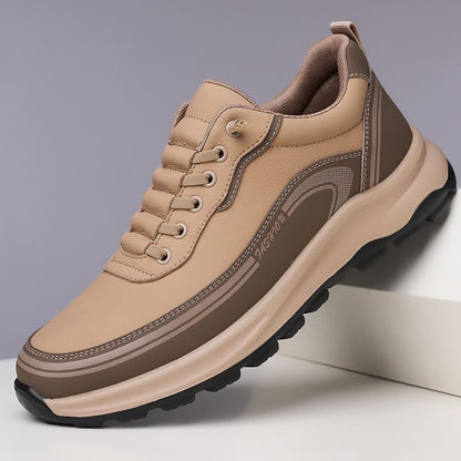 🔥【39-45】Zapatillas deportivas de piel resistentes al agua y a la suciedad con suelas suaves para una máxima comodidad.