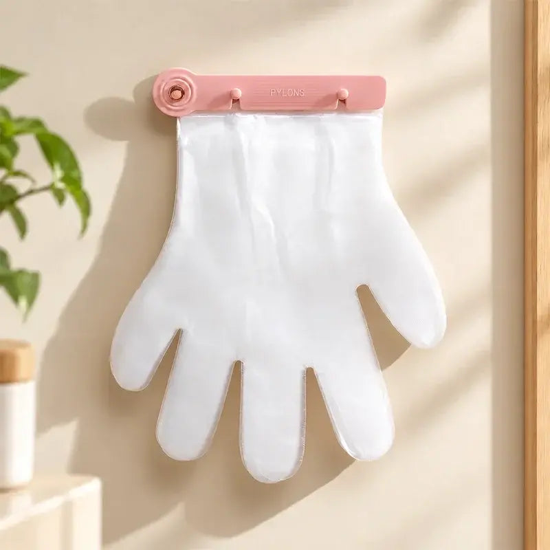 🧤✨ Soporte de Pared para Guantes Desechables | Organizador sin Taladros con Apertura Fácil para Cocina, Hogar y Trabajo