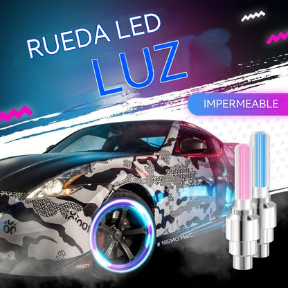 🎁 10 piezas 23 euros🔥Luces LED impermeables para ruedas