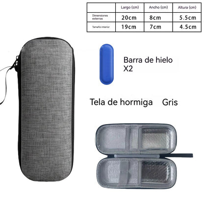 Caja refrigeradora para insulina - Bolsa portátil para almacenar medicamentos