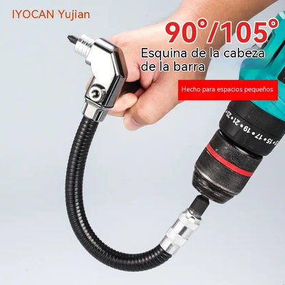 Herramienta multiusos para herramientas de ferretería, cortador de esquinas, taladro eléctrico magnético potente de 90°/105°