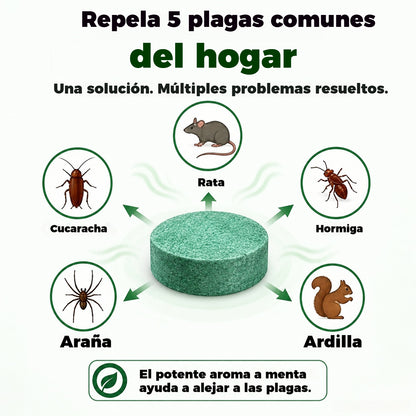 🏠🛡️ Pillole repellenti universali per insetti e roditori – Sicure per animali domestici e selvatici. Non tossiche ed efficaci. Adatte sia per uso interno che esterno. 🐾✅