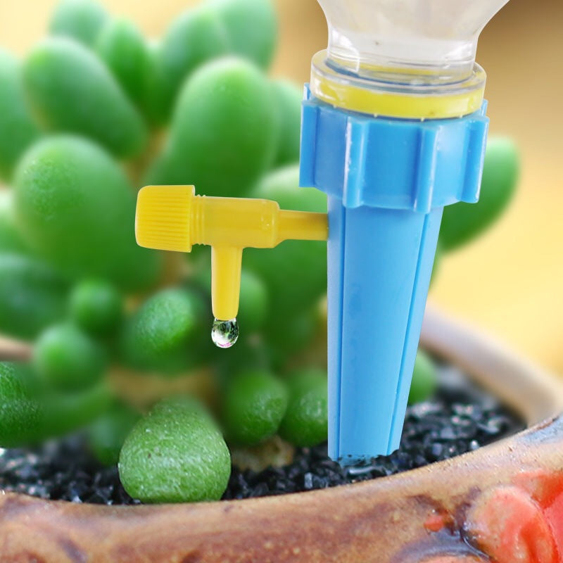 🌺【12 piezas】Precio: 20€ 🌹🍂Sistema de riego por goteo automático, ideal para plantar flores, perfecto para jardines y plantas en macetas.