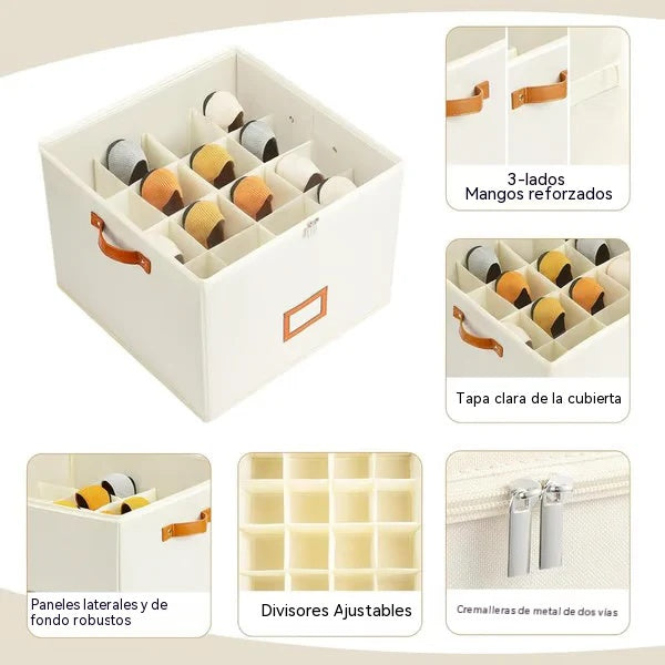 ⏳Oferta por tiempo limitado: 50% de descuento💥 Organizador de zapatos plegable de tela Oxford, caja de almacenamiento