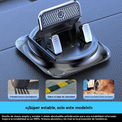 🔥【50%OFF】🚗 Seguro e inteligente: ¡El soporte de teléfono para coche 2 en 1 definitivo! 🚗