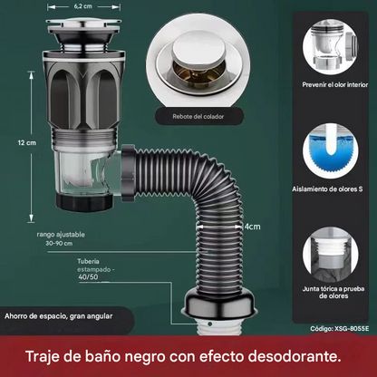 📢📢 ¡40% de descuento! ⏰🔥🛠️ Manguera de desagüe telescópica e inodora 🚿💨🧰