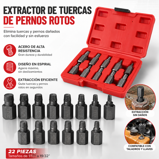 🧰💥👍Extractor de tuercas de cabeza dividida