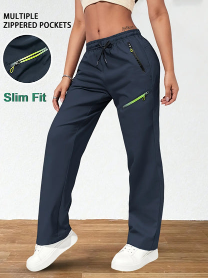 ⏳ Časově omezená nabídka 🔥 Dámské cargo kalhoty rovného střihu — Elastický pas; ideální do práce, na cesty i pro každodenní nošení 👖✨