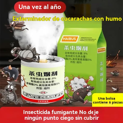 🚫🦟🪳【12 piezas】Potente niebla insecticida que no deja ningún rincón sin tocar！💨