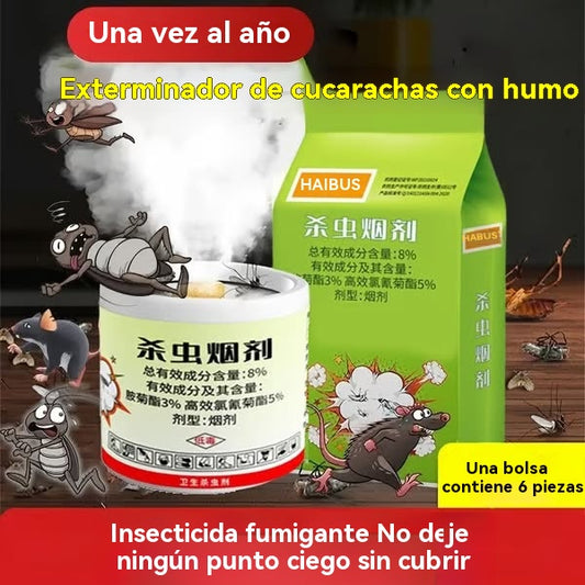🚫🦟🪳【12 piezas】Potente niebla insecticida que no deja ningún rincón sin tocar！💨