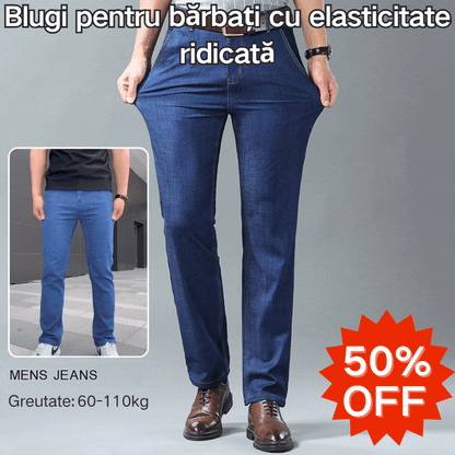 👖 【60-110KG】Jeans de hombre, sencillos, casuales, versátiles, tallas grandes