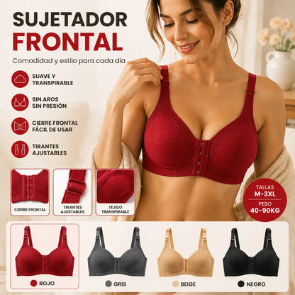 【M-3XL】【40-90KG】Sujetador push-up de alta calidad, sin costuras, moderno y sexy, previene la flacidez【Paquete de 3】