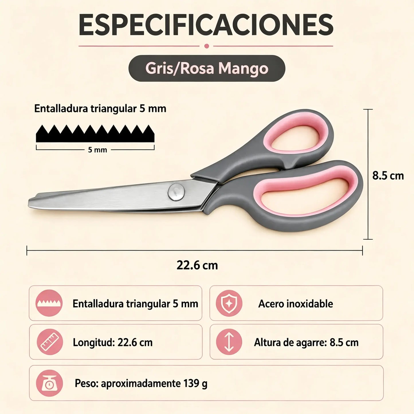 ✂️🧵Tijeras multifuncionales para manualidades, ¡crea encajes exquisitos fácilmente!