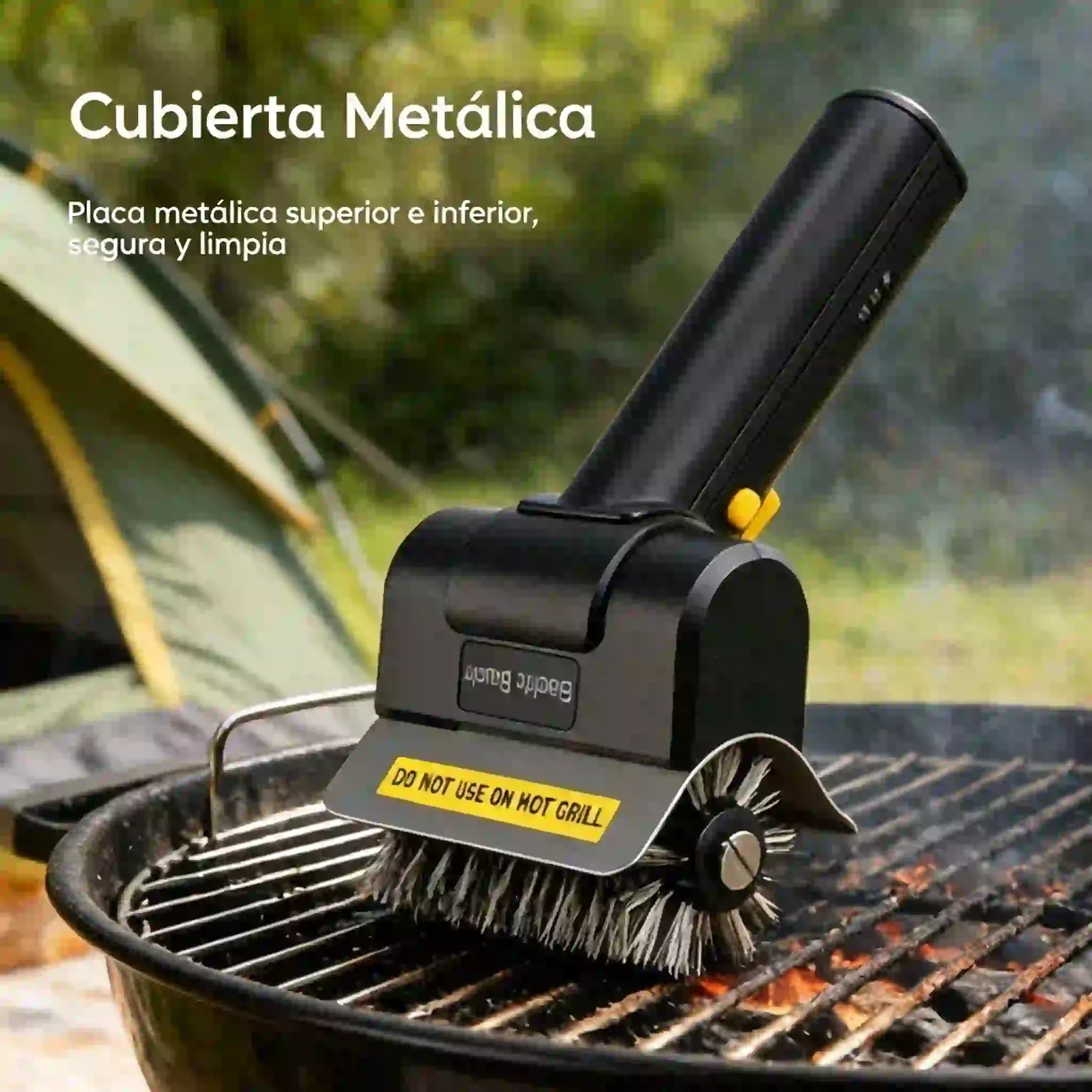 Cepillo eléctrico inalámbrico para limpieza de barbacoas – batería de litio, multifuncional y fácil de usar
