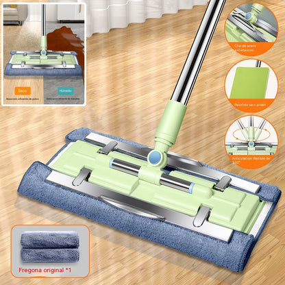 🔥Fregona extensible con clip para uso doméstico, nuevo modelo 2026, imprescindible para los perezosos a la hora de fregar.