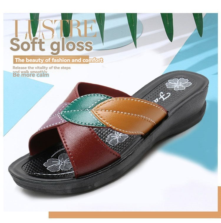 【36-41】Zapatillas planas antideslizantes de suela blanda para mujer a la moda de verano