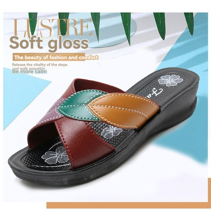 【36-41】Zapatillas planas antideslizantes de suela blanda para mujer a la moda de verano