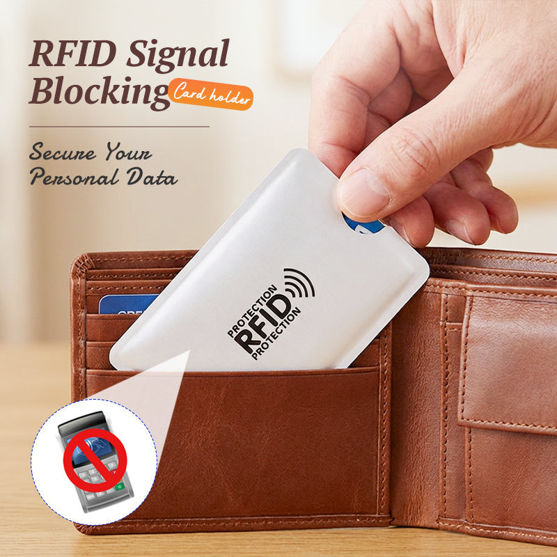 8 piezas 22€🔒 8 Fundas con Bloqueo RFID para Tarjetas – Protección para Tarjetas Bancarias e Identificación